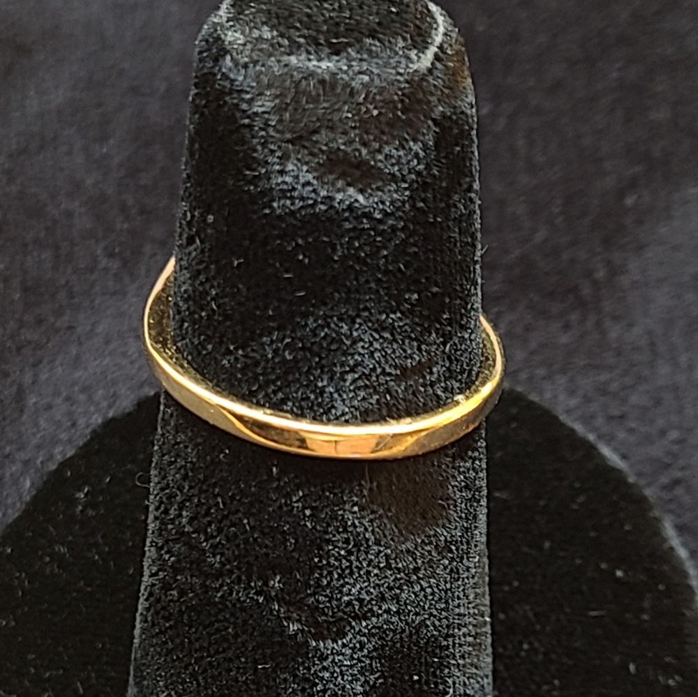 Gold Ruby Cocktail Ring - image 2